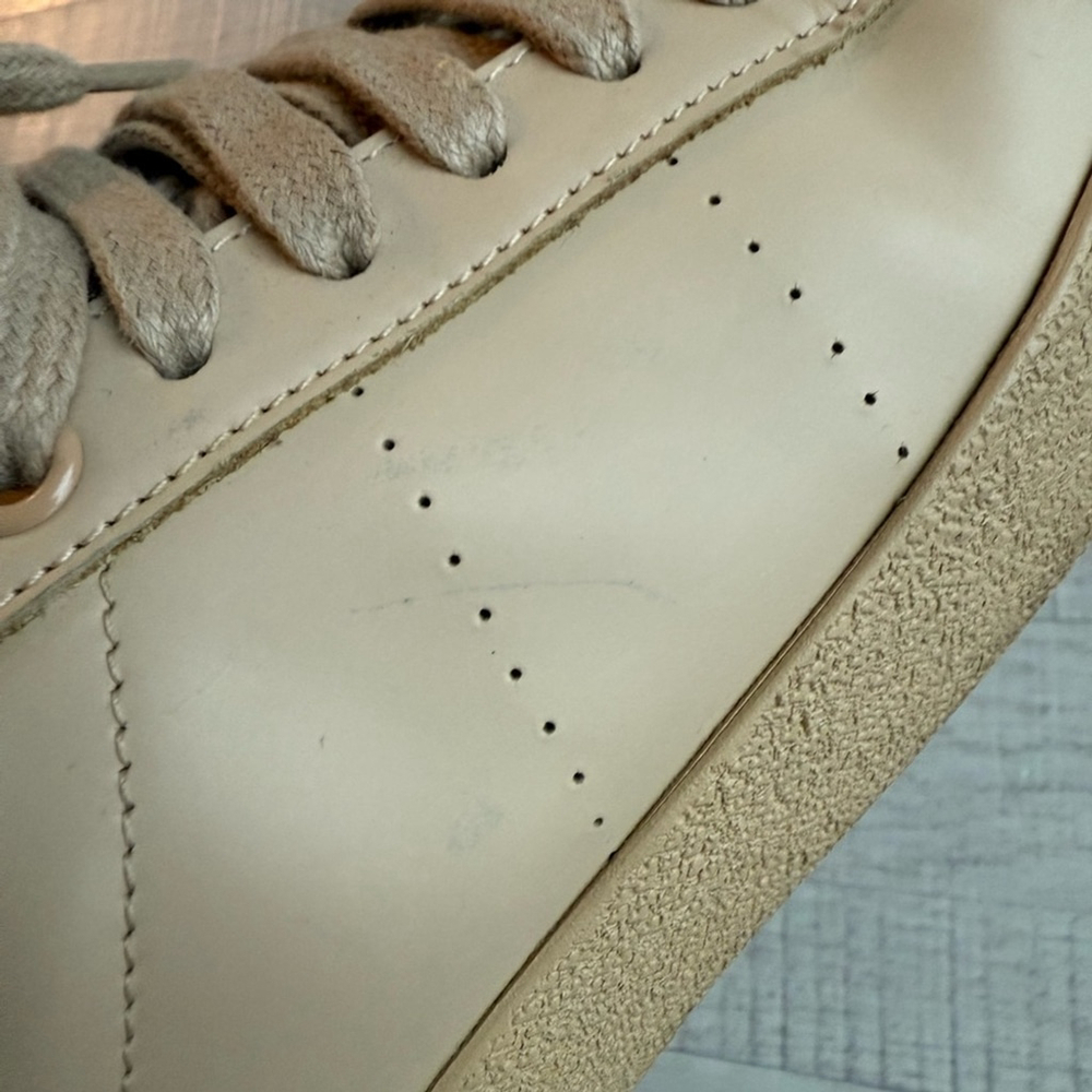 Saint Laurent Beige Pink Court Classic SL/06 Sneakers Low top Leather Size 36.5 - Picture 11 of 11